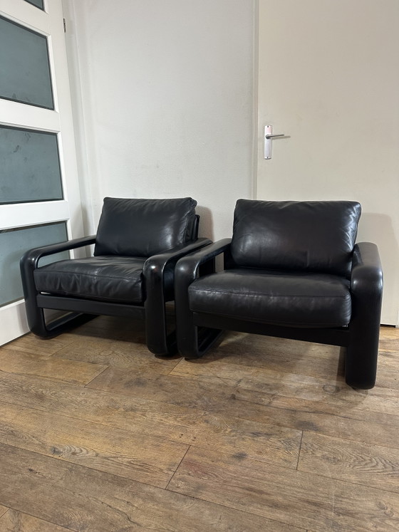 Image 1 of 2 splendide poltrone lounge vintage Humbre di Burkhard Vogtherr per Rosenthal Furniture, anni '70.