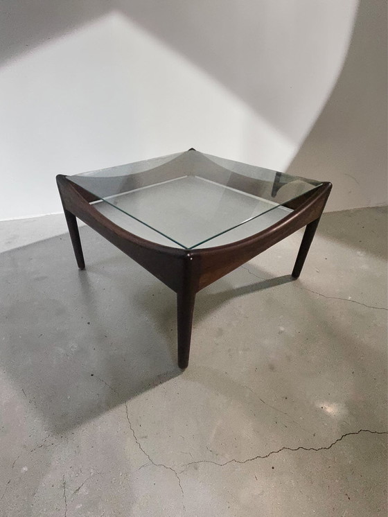 Image 1 of Set di 2 poltrone di design + tavolo Mid Century Kristian Vedel per Søren Willadsen Møbelfabrik Danimarca anni '60