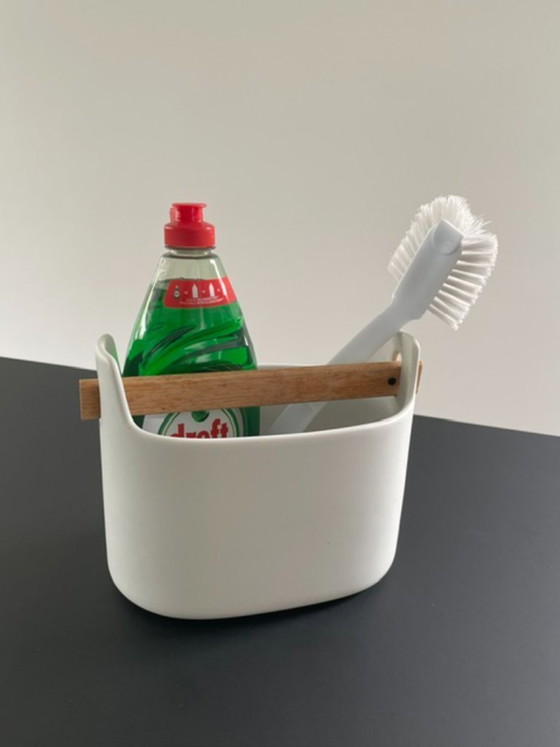 Image 1 of Boîte à outils Eva Solo, organisateur de cuisine en céramique et chêne