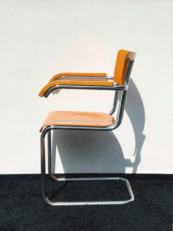 Image 1 of 3 vintage stoelen Mart Stam [ Bauhaus ] industrieel 1930s