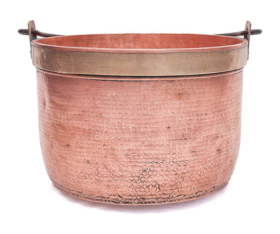 Image 1 of Très grand cache-pot ou ancien chaudron DURO à anse