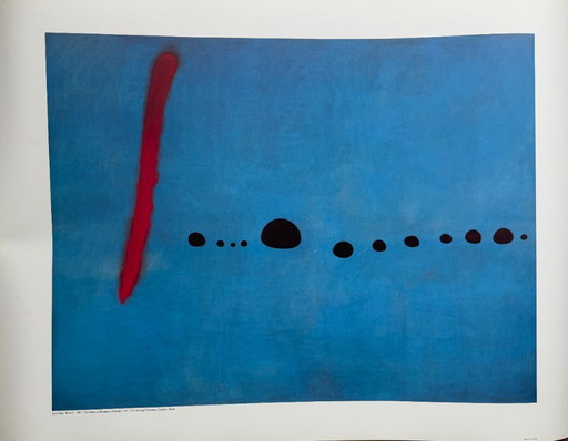 Joan Miró (1893-1983), Azul II, 1961, Museo Nacional de Arte Moderno, Centro Georges Pompidou, París, copyright ADAGP, Pa