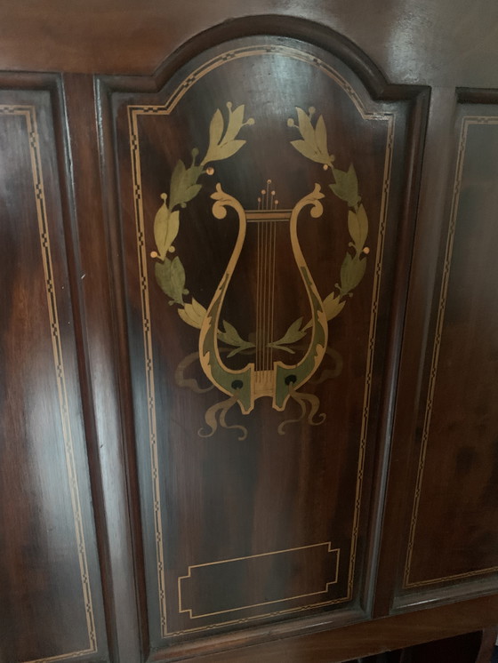 Image 1 of Antieke Mahonie muziekbladkast