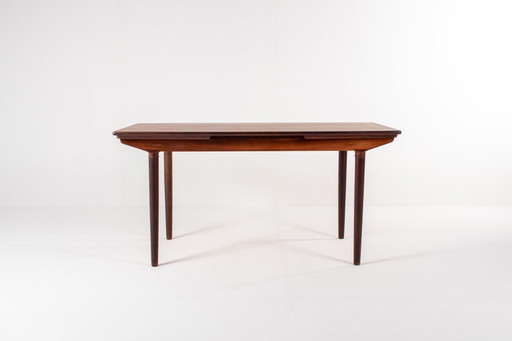 Tavolo da pranzo estensibile in palissandro Harry Østergaard, anni '60