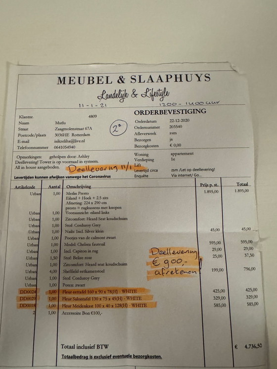 Image 1 of table à manger fleurie