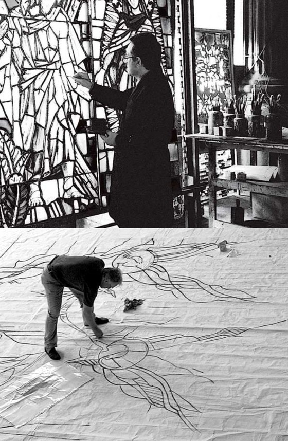 Image 1 of Brutalistische, skulpturale Stehlampe von Albano Poli für Poliarte, 1970