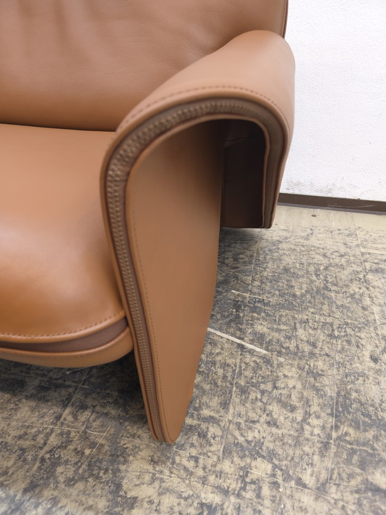 Image 1 of De Sede ds 125 Cognac Designer Sofa Leather Sofa Couch Gerd Lange