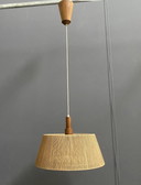 Pendant Lamp with Sisal Rope 1960s by Temde