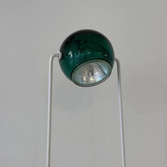 Skipper Table Lamp Gemma in Granite and Green Plexiglass Design 1980's – Metal (photo 5 of 8)
