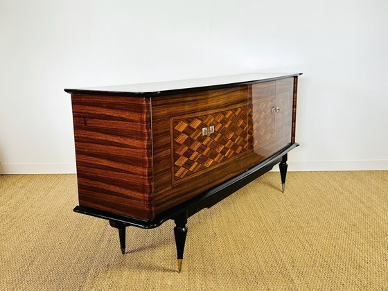 Image 1 of Art Deco dressoir van Macassar ebbenhout, Frankrijk, jaren 1940