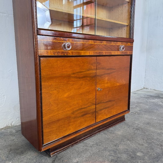 Image 1 of Vitrine Cabinet by Jindřich Halabala, 1930s–40s – Czechoslovak Art Deco