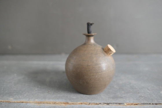 Image 1 of Vintage set van 3 keramiek olielampen