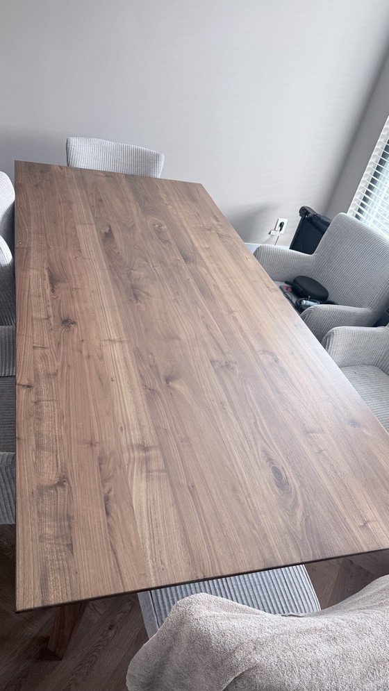Image 1 of Table en noyer 220x100