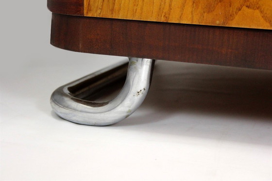 Image 1 of Armadio vintage in tubolare d'acciaio cromato Bauhaus attribuito a Hynek Gottwald, anni '30