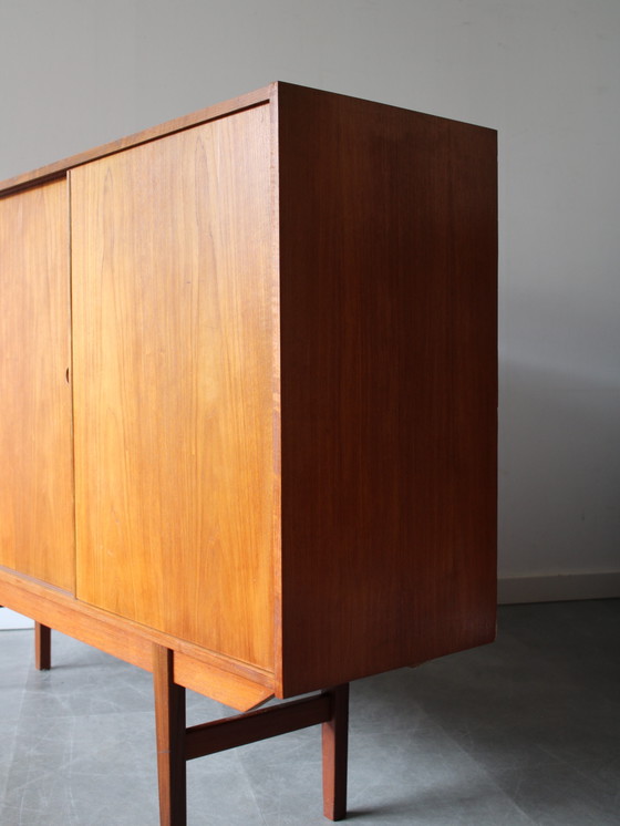 Image 1 of Vintage Danish highboard in teak 