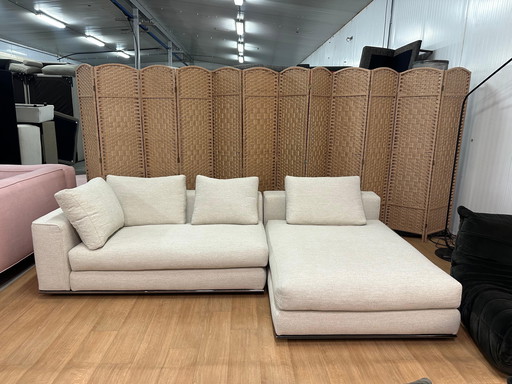Newly Reupholstered Minotti Hamilton Corner Sofa