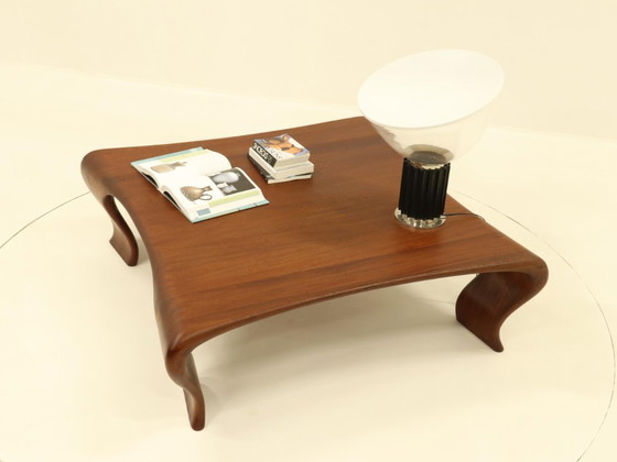 Image 1 of Organic Coffee Table in Solid Iroko by Marc Van Rampelberg