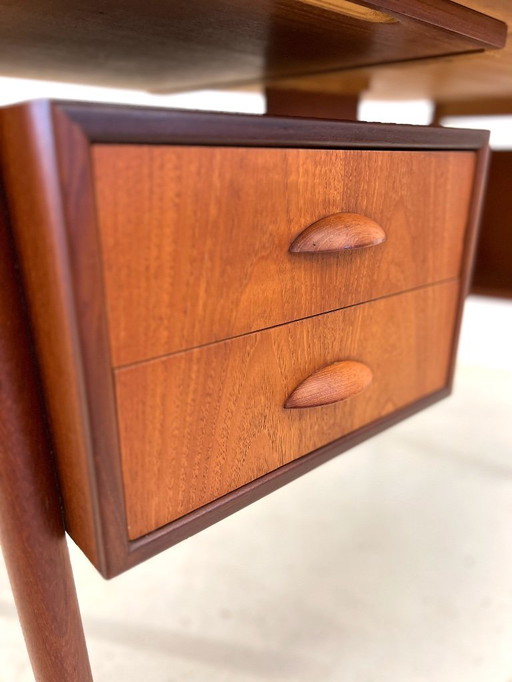 Petite Danish Teak Desk, 1960s.