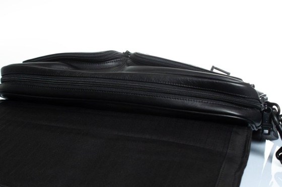 Image 1 of Tumi, Alpha slim flap leather brief bag