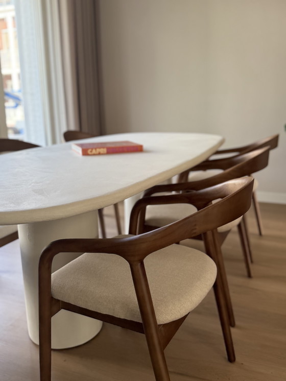 Image 1 of MORTEX table danoise ovale - nouveau - 220 x 110 cm