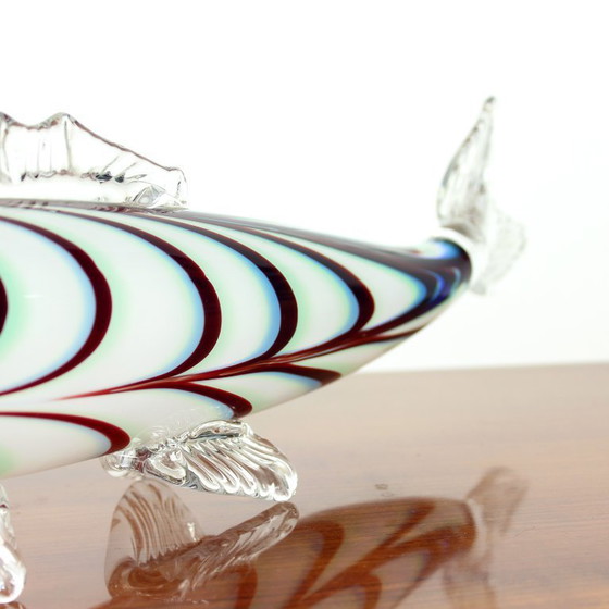 Image 1 of Estatua de pez de cristal de mediados de siglo, Checoslovaquia, década de 1960