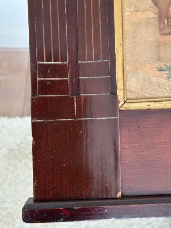 Dipinto Biedermeier con cornice originale – Mato Bukovac, Arte, Metallo, Legno (photo 15 of 15)