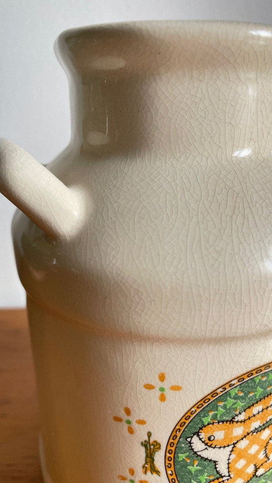 Image 1 of Vintage Taiwanese Ceramic Rabbit Vase