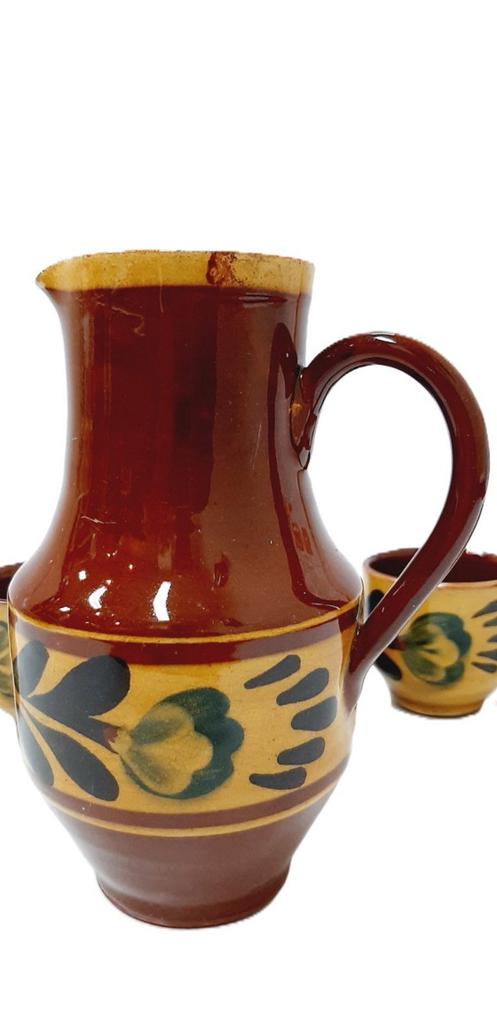 Image 1 of Vintage Ceramic Mulled Brandy Set