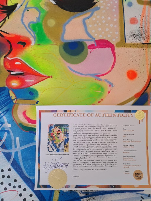 YOUTHONE - Neon Identity - Artist Canvas – schilderijen tekeningen (photo 2 of 17)