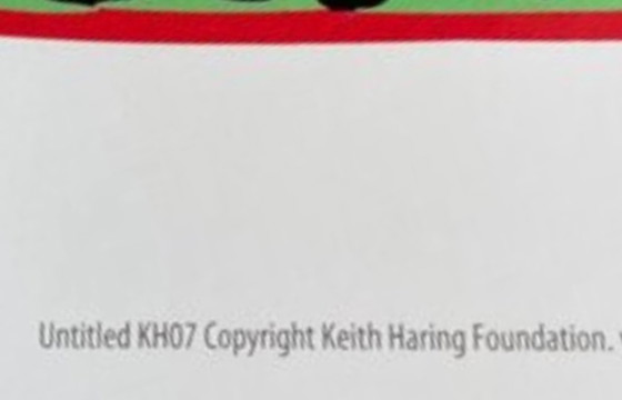 Image 1 of Keith Haring: "Untitled, KH07". Licensed by Artestar New York. In Excellent Condition.