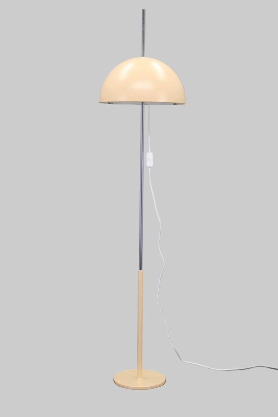 Image 1 of Lampadaire champignon style Space Age, métal Napako, Tchécoslovaquie des années 1970