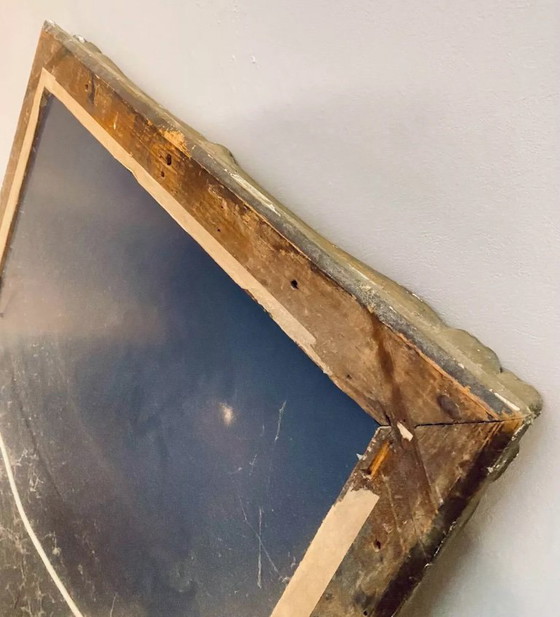 Image 1 of Specchio del XIX secolo con modanature dorate