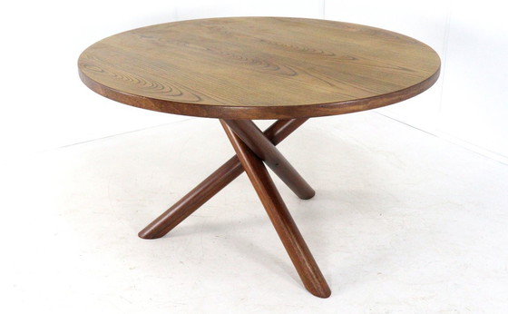 Image 1 of Gerard Geytenbeek 'Plataan' eettafel vintage 