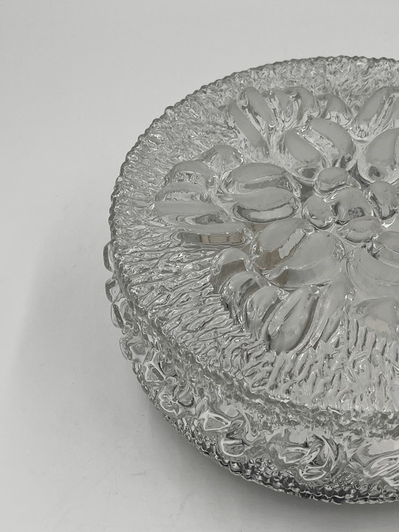 Image 1 of Molded Glass Ceiling Light with Relief
