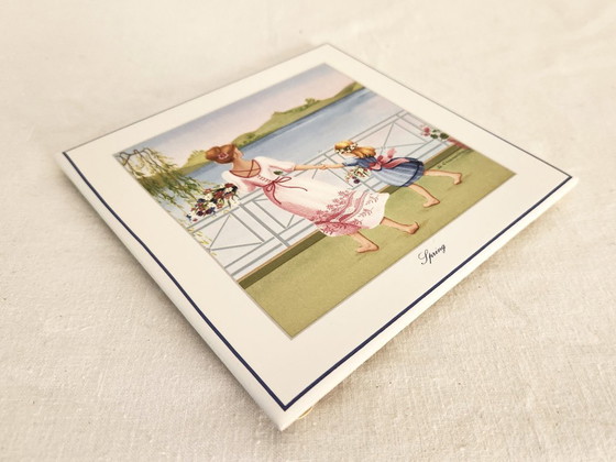 Image 1 of Piastrelle vintage Villeroy & Boch 4 seasons trivet