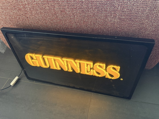 Insegna luminosa originale Guinness – Mydaton Ltd – 67,5 cm – Applique, Metal, Plexiglass (photo 3 of 7)