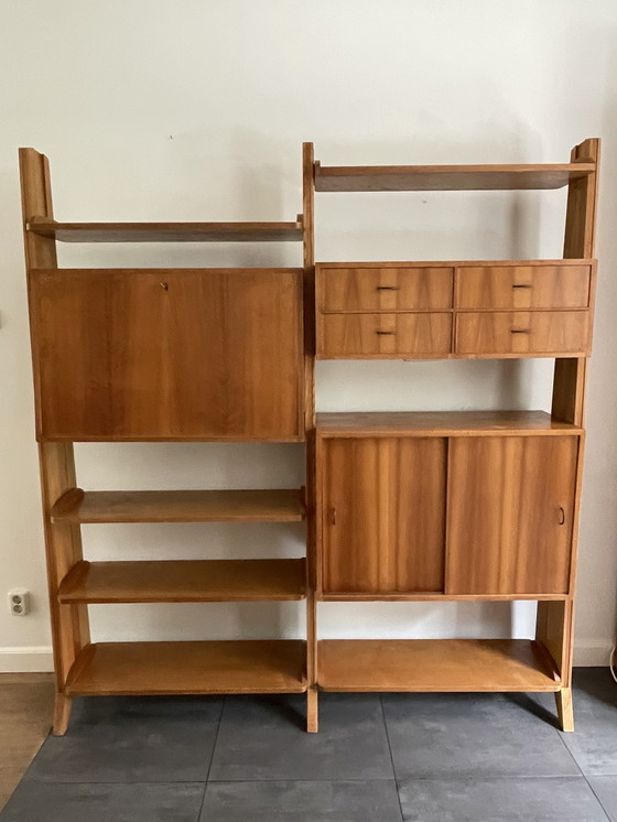 Image 1 of Vintage modular wall system, cabinet