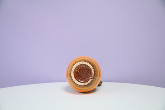 Image 1 of vaso marrone e arancione Germania Ovest