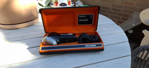 Afeitadora Philips Philishave exclusiva - Completa, de estilo vintage, en su caja original - Artículo de coleccionista