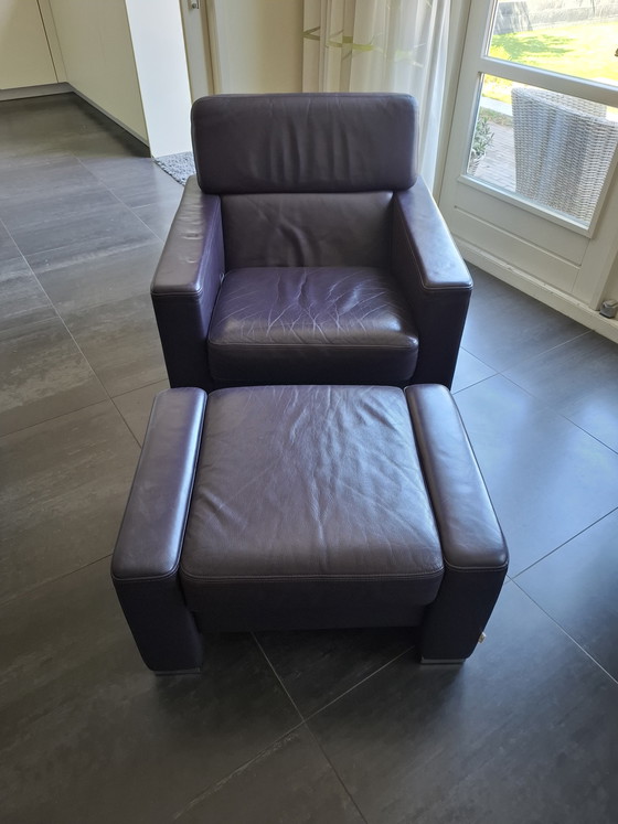 Image 1 of Sofá Brühl, 2 sillones y otomana.