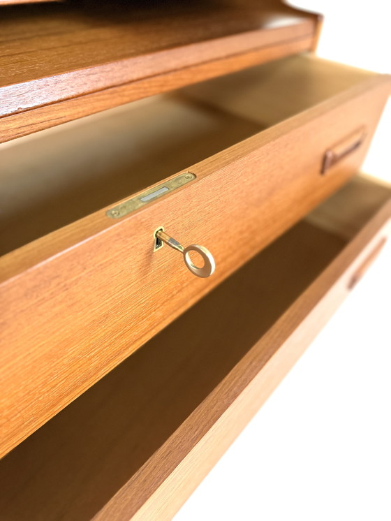 Image 1 of Vintage teak secretary desk, Arne Wahl Iversen '60