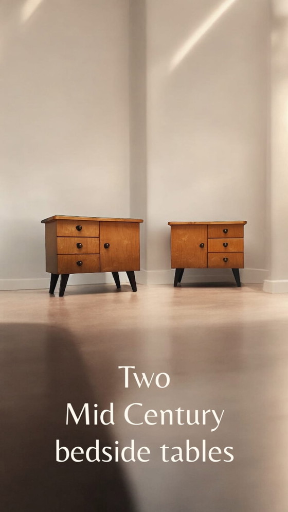 Image 1 of 2X Mid - Century Nightstands