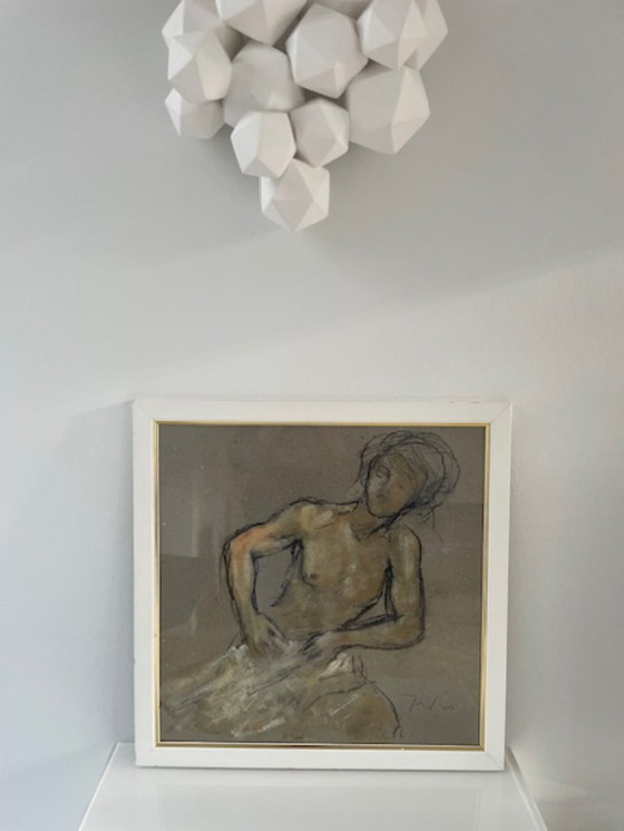 Image 1 of Originalkunstwerk in Pastellkreide – Weiblicher Akt