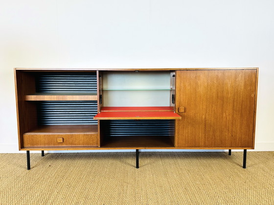 Image 1 of Enfilade haute scandinave en teck 1960