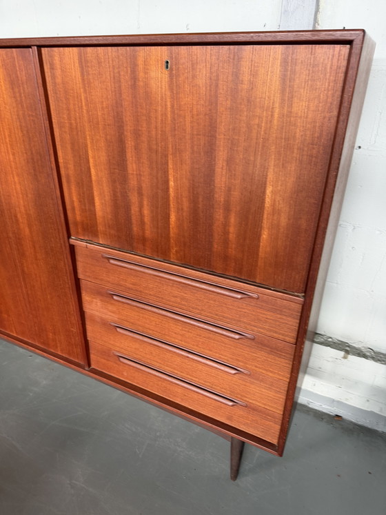 Credenza alta in teak vintage, design Riestenpatt. – Credenze alte, Wood (photo 5 of 8)