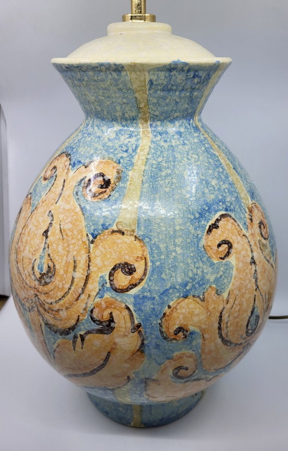 Image 1 of Hubert Olivier Ceramic Lamp, France Design