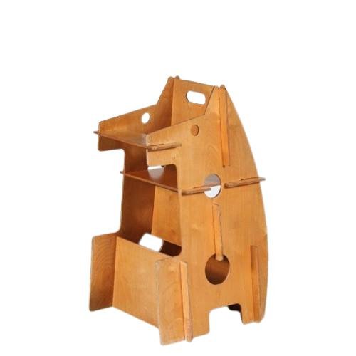 Kinderstoel, bureau en schommelstoel, Nederland, jaren 1950, set van 3 – Wood, Modern