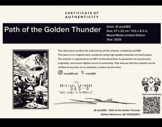 Arte Pokémon Esclusiva: Path of the Golden Thunder – Dipinti e disegni, Altro (photo 6 of 7)