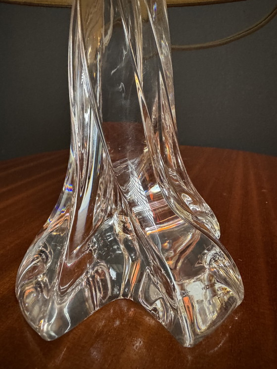Image 1 of Small Daum crystal lamp from the 1950s