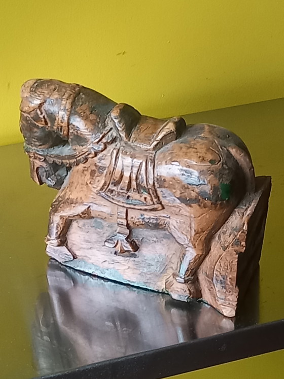 Houten Paard Antiek – Decoratieve objecten, Wood (photo 3 of 9)